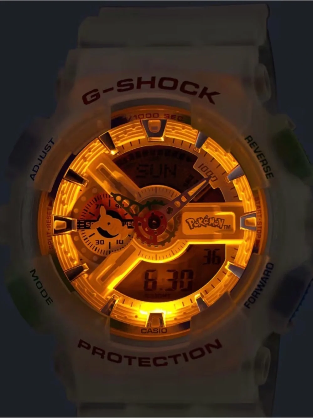 Casio G-Shock x Pokemon Analog Digital 110 Series | GA-110PKM-7A, Limited Ed.